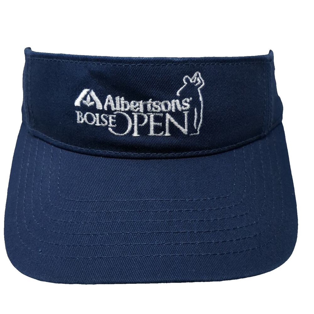 Ivory Headwear Visor Blue One Size Albertsons Boise Open Chevron Strapback Hat